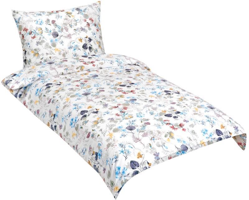 Bellatex modré kvety, 140 × 200, 70 × 90 Obliečky