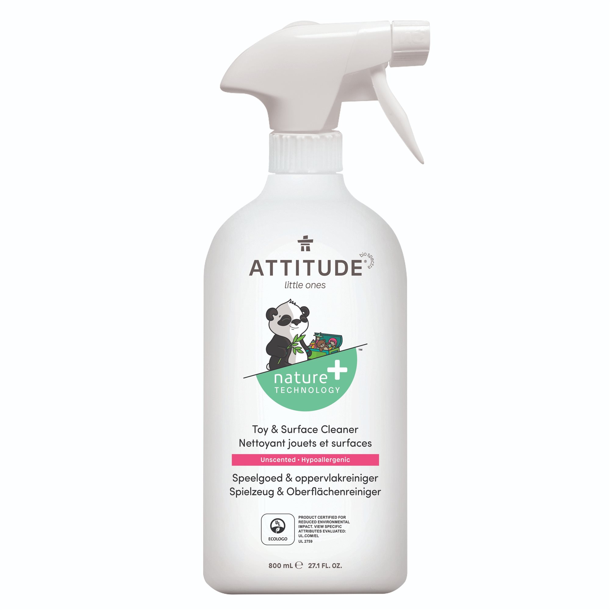 ATTITUDE Surface Cleaner 800 ml Ekologický čistiaci prostriedok