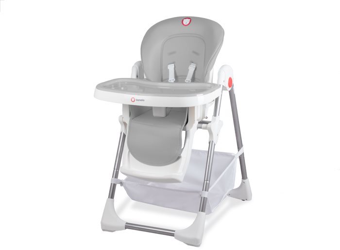 LIONELO LINN Plus Grey Stolička na kŕmenie