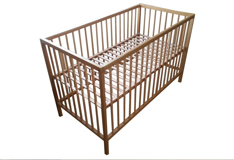 COSING Postieľka buková – 60 × 120 cm Detská postieľka