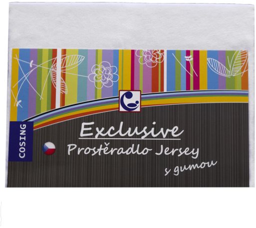 COSING JERSEY biela Plachta na posteľ