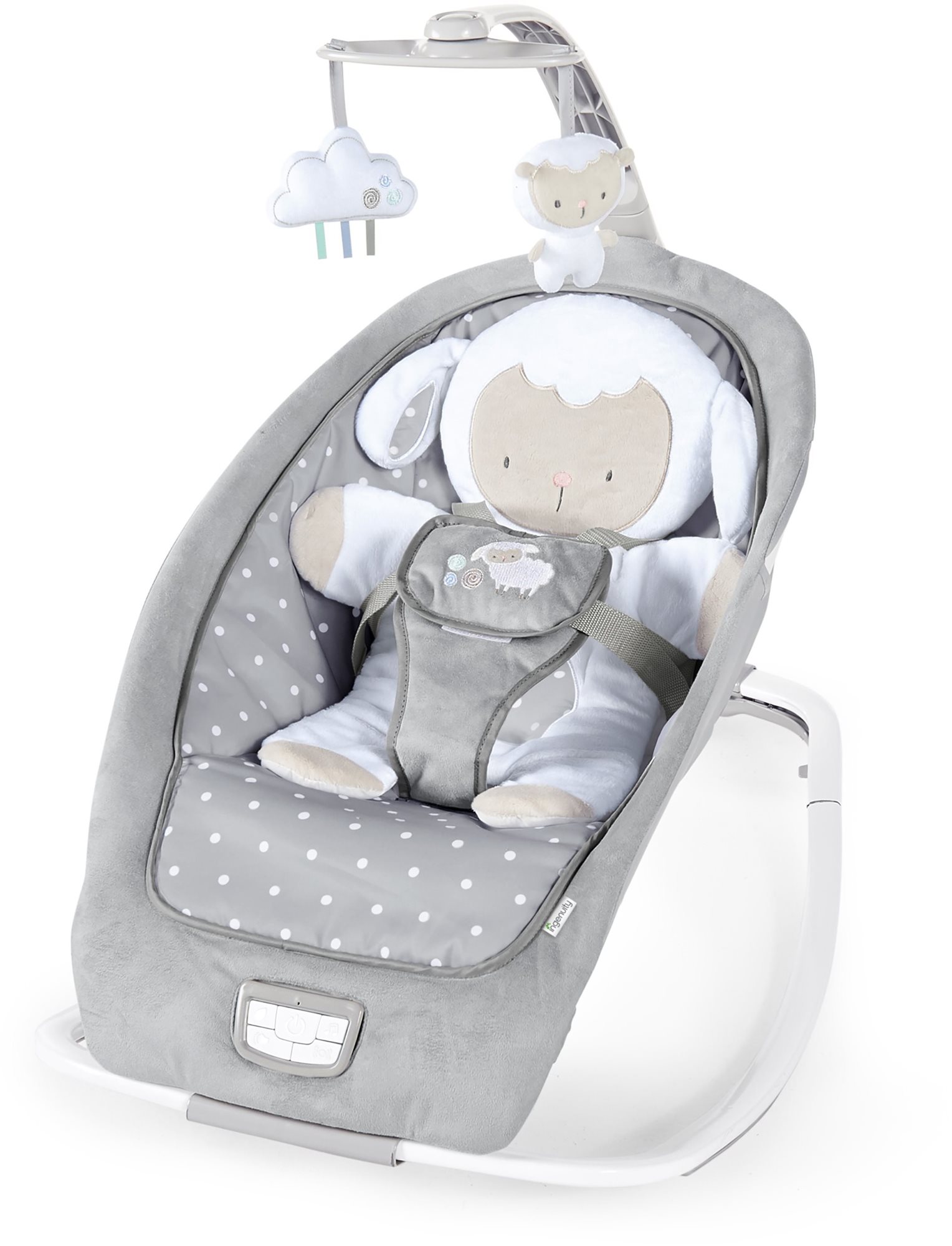 Ingenuity Hojdačka vibrujúca s melódiou Cuddle Lamb 2019 Detské...