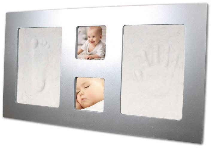 Happy Hands Large frame Silver Sada na odtlačky
