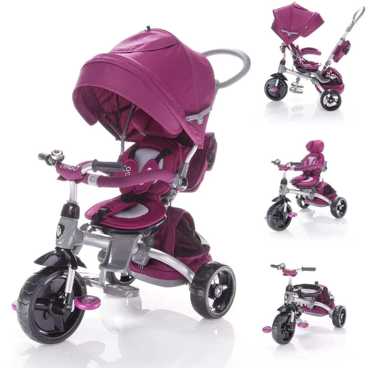ZOPA CitiGO Mulberry Pink Trojkolka