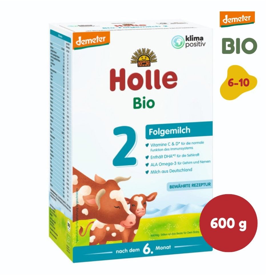 HOLLE BIO Detská mliečna výživa 2 - 1× 600 g Dojčenské mlieko