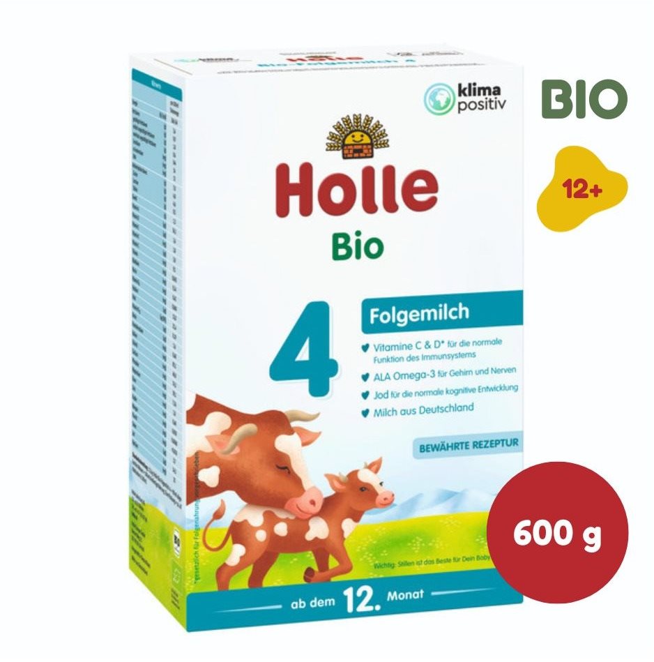HOLLE BIO Detská mliečna výživa 4 - 1× 600 g Dojčenské mlieko