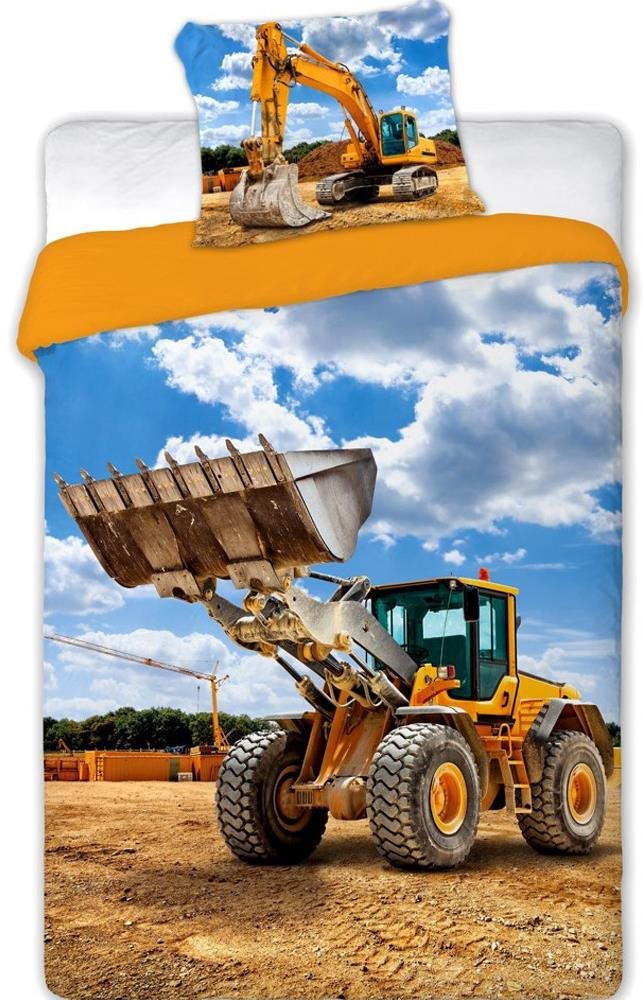 FARO Gyerek ágyneműhuzat - Markológép 140×200 cm Gyerek ágyneműhuzat