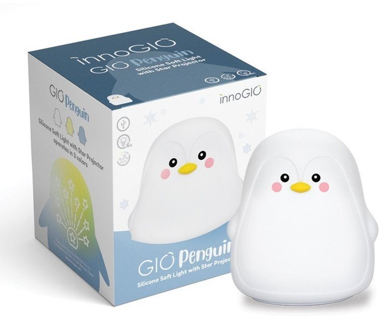 InnoGIO lampička PENGUIN midi Nočné svetlo