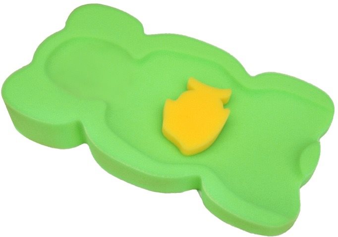 TEGA Baby Penové ležadlo UNI KOLOR – zelené Ležadlo do vaničky