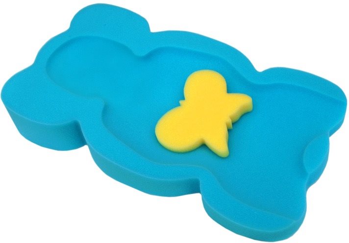 TEGA Baby Penové ležadlo UNI KOLOR – modré Ležadlo do vaničky