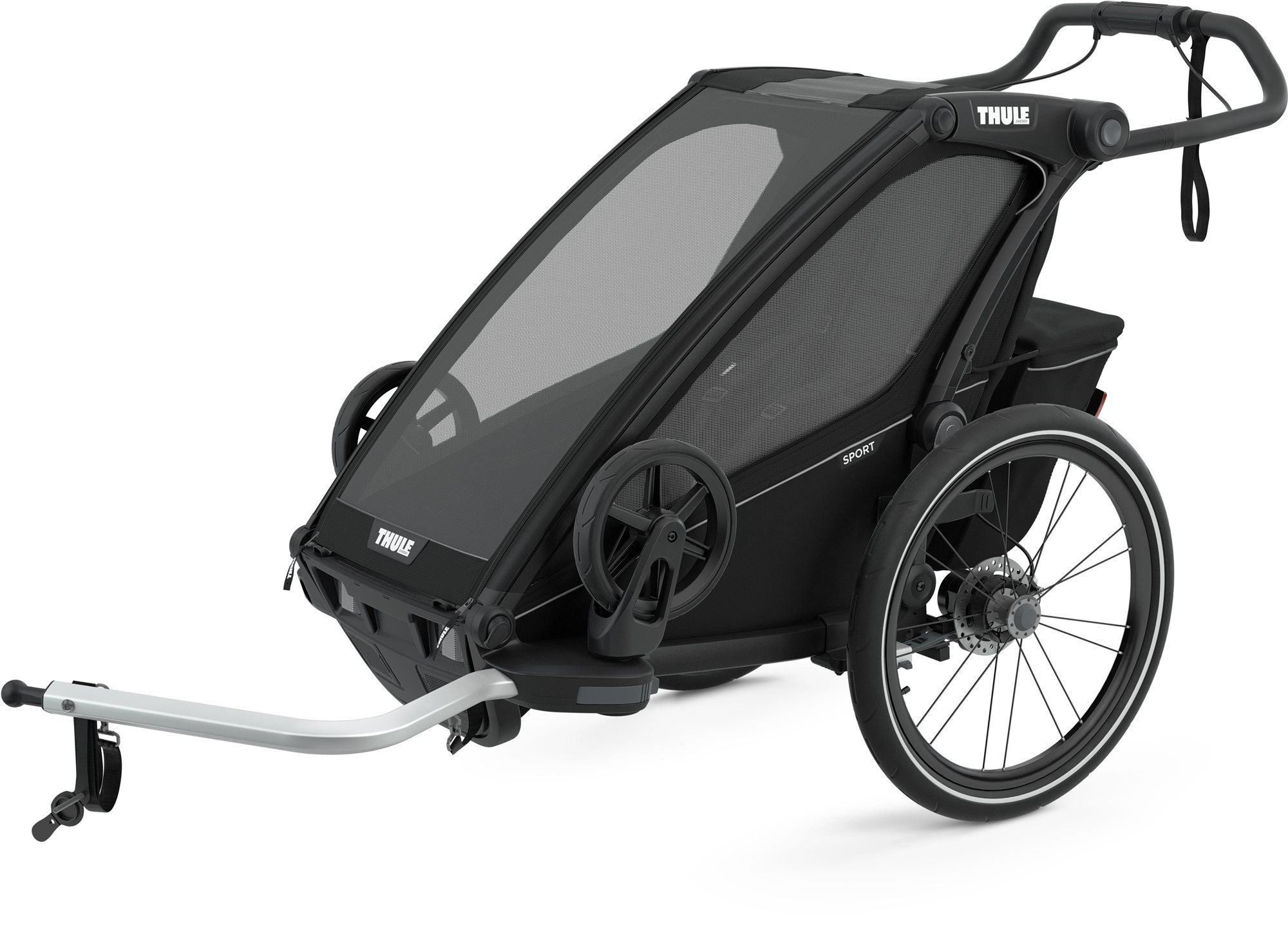 THULE CHARIOT SPORT 1 Midnight Black 2021 Detský vozík za bicykel