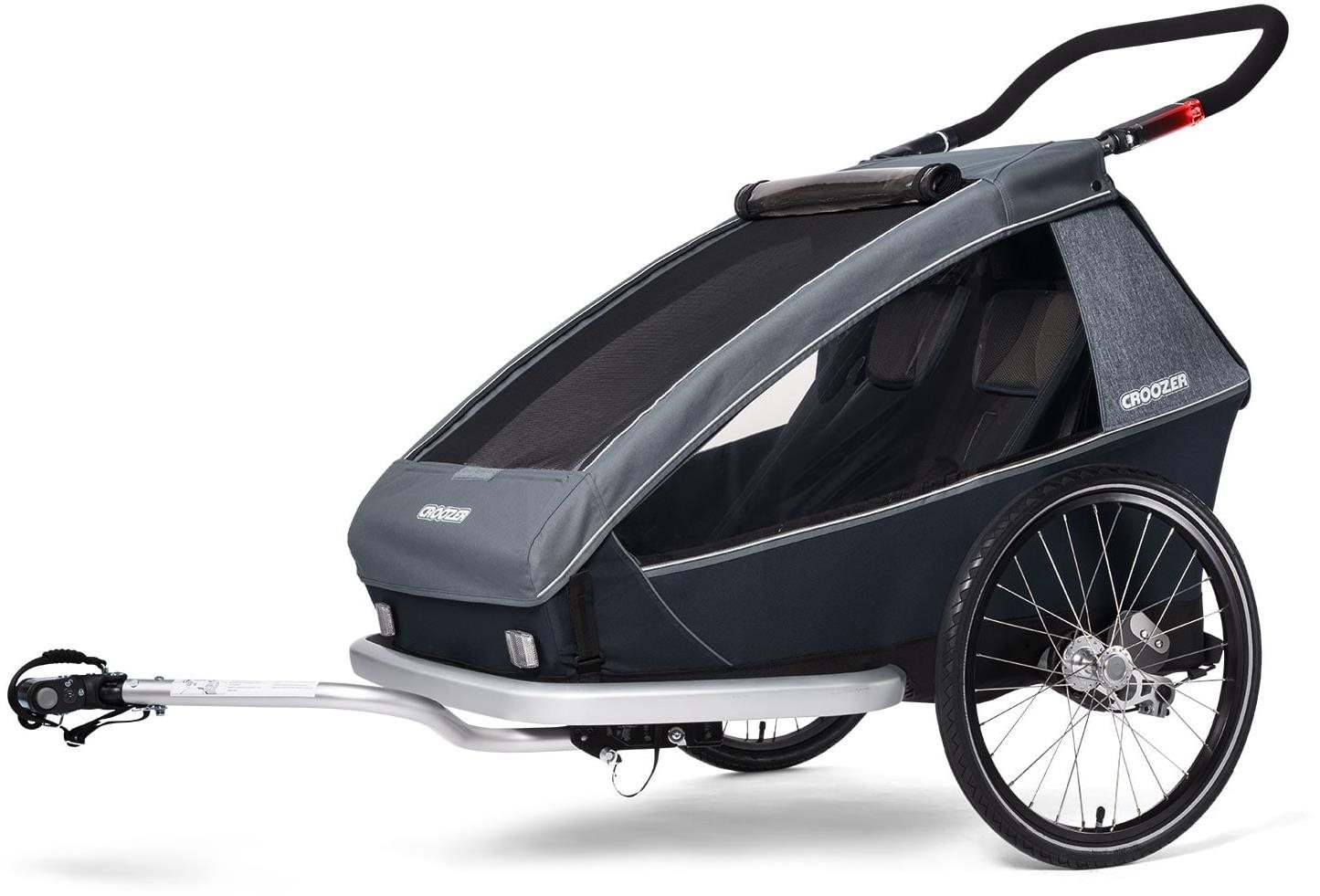 CROOZER KID FOR 2 PLUS Vaaya 2 v 1 Graphite Blue 2020 Detský vozík...
