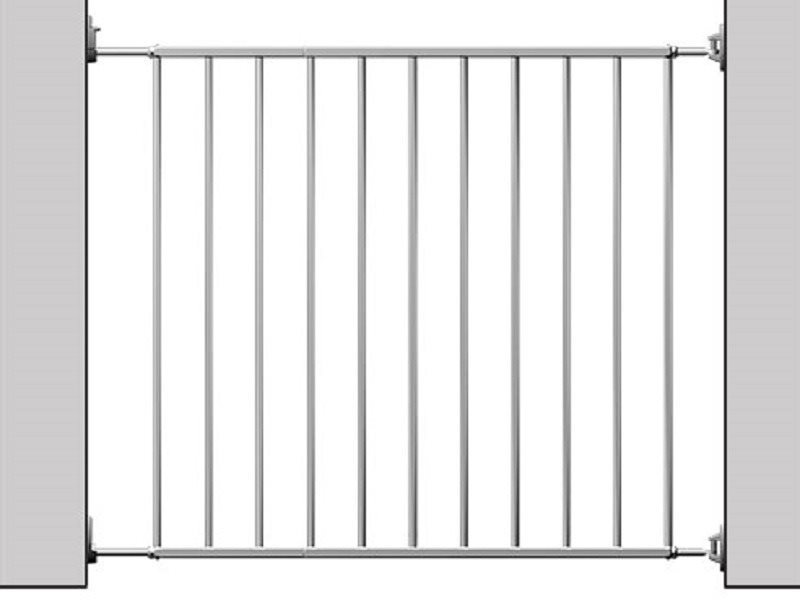 REER Zábrana Basic Simple-Lock kovová Detská zábrana