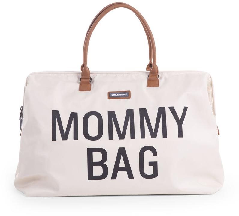 CHILDHOME Mommy Bag Off White Prebaľovacia taška na kočík