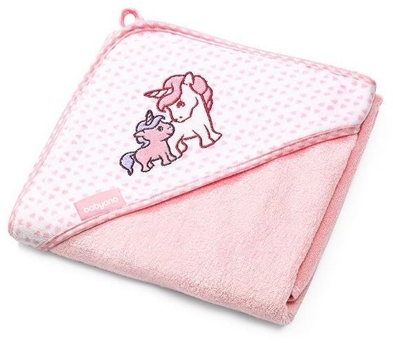 BabyOno Bambusová osuška s kapucňou 100 × 100 cm – ružová Detská...