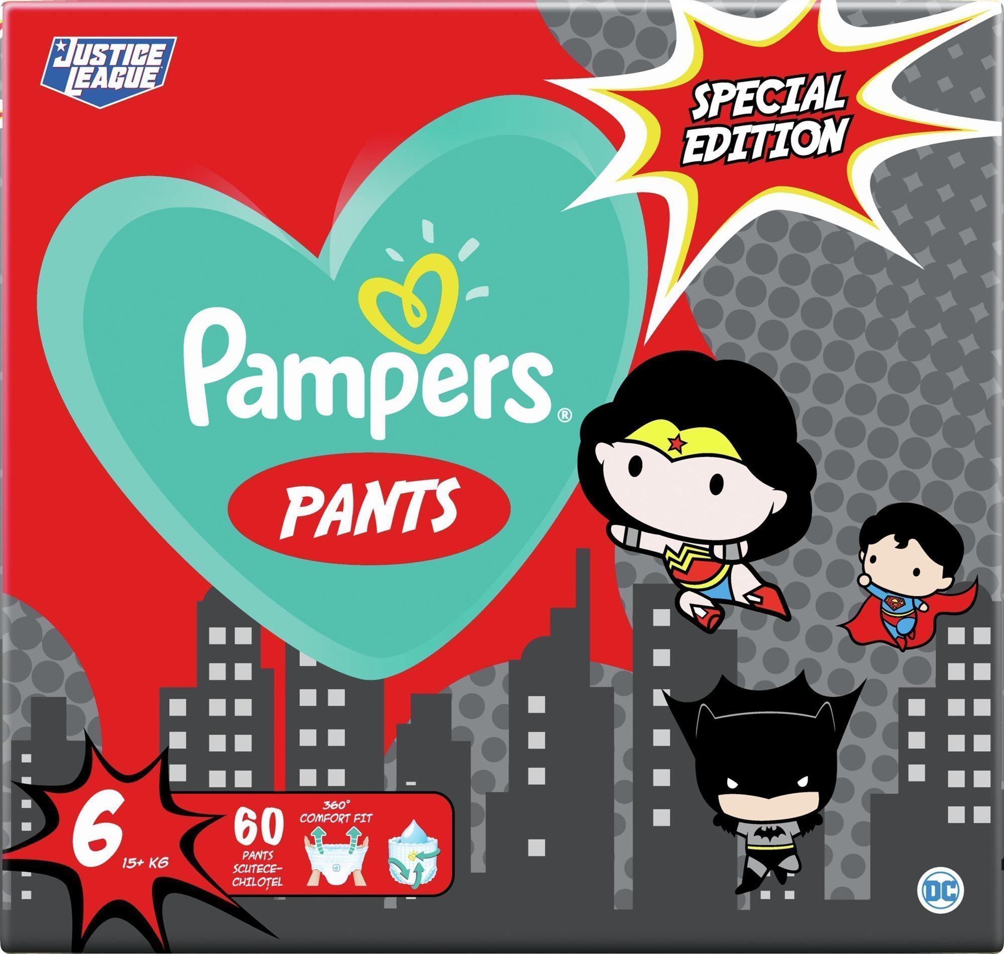 PAMPERS Pants veľ. 6 (60 ks), 15 kg+ Plienkové nohavičky