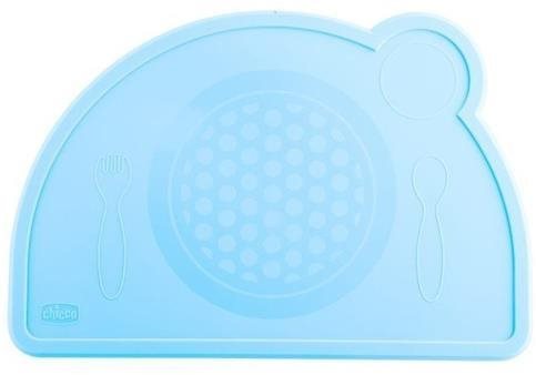 Chicco silikónové prestieranie modrozelené, 18 mes.+ Prestieranie