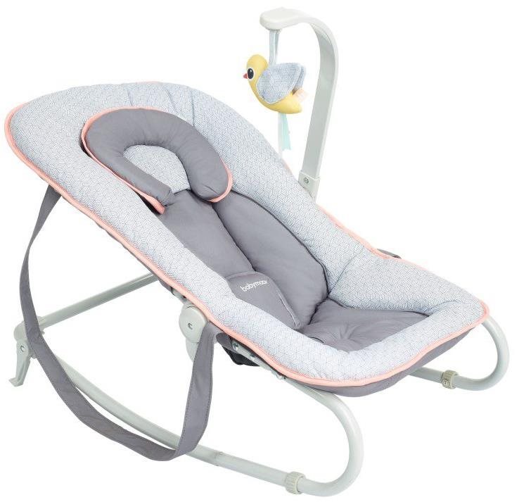 BABYMOOV ležadlo GRAPHIK Peach Detské ležadlo