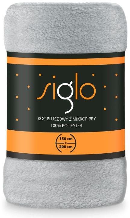 FARO Siglo Mikroplüss pléd, világosszürke, 150×200 cm Pléd