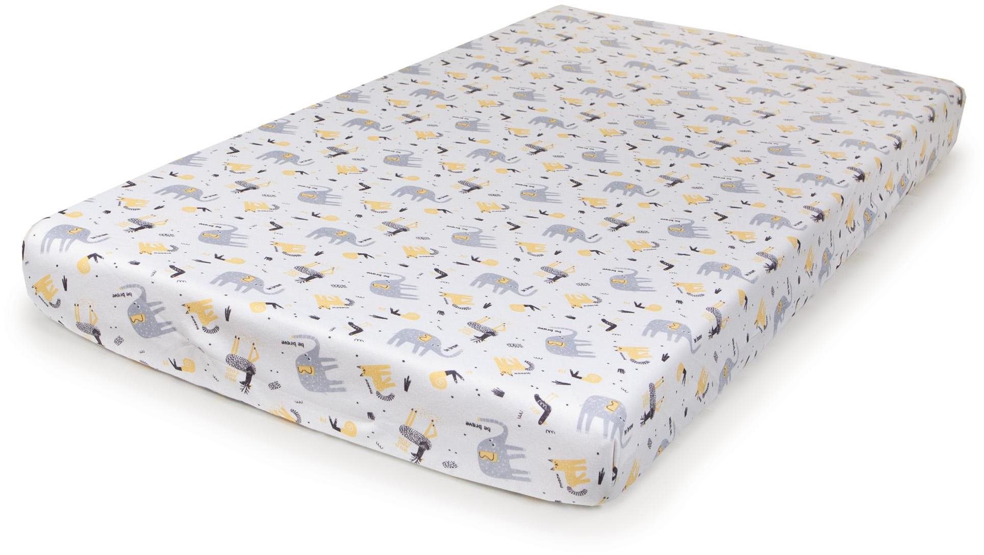 CEBA Prostěradlo žerzej napínací s gumou 120×60 Elephant Prostěradlo