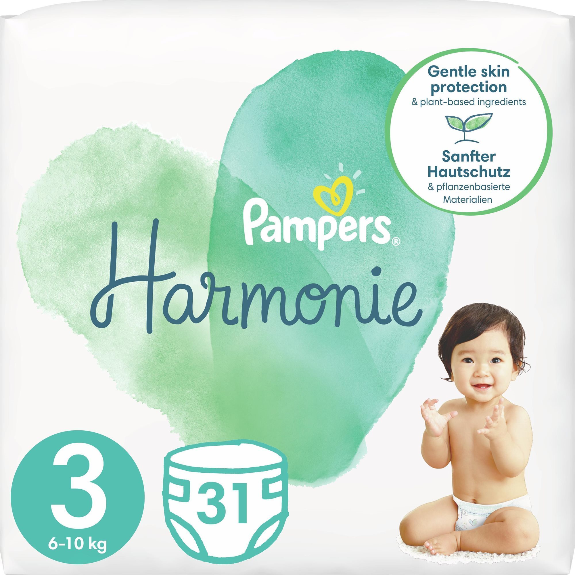 PAMPERS Harmonie veľkosť 3 (31 ks) Jednorazové plienky