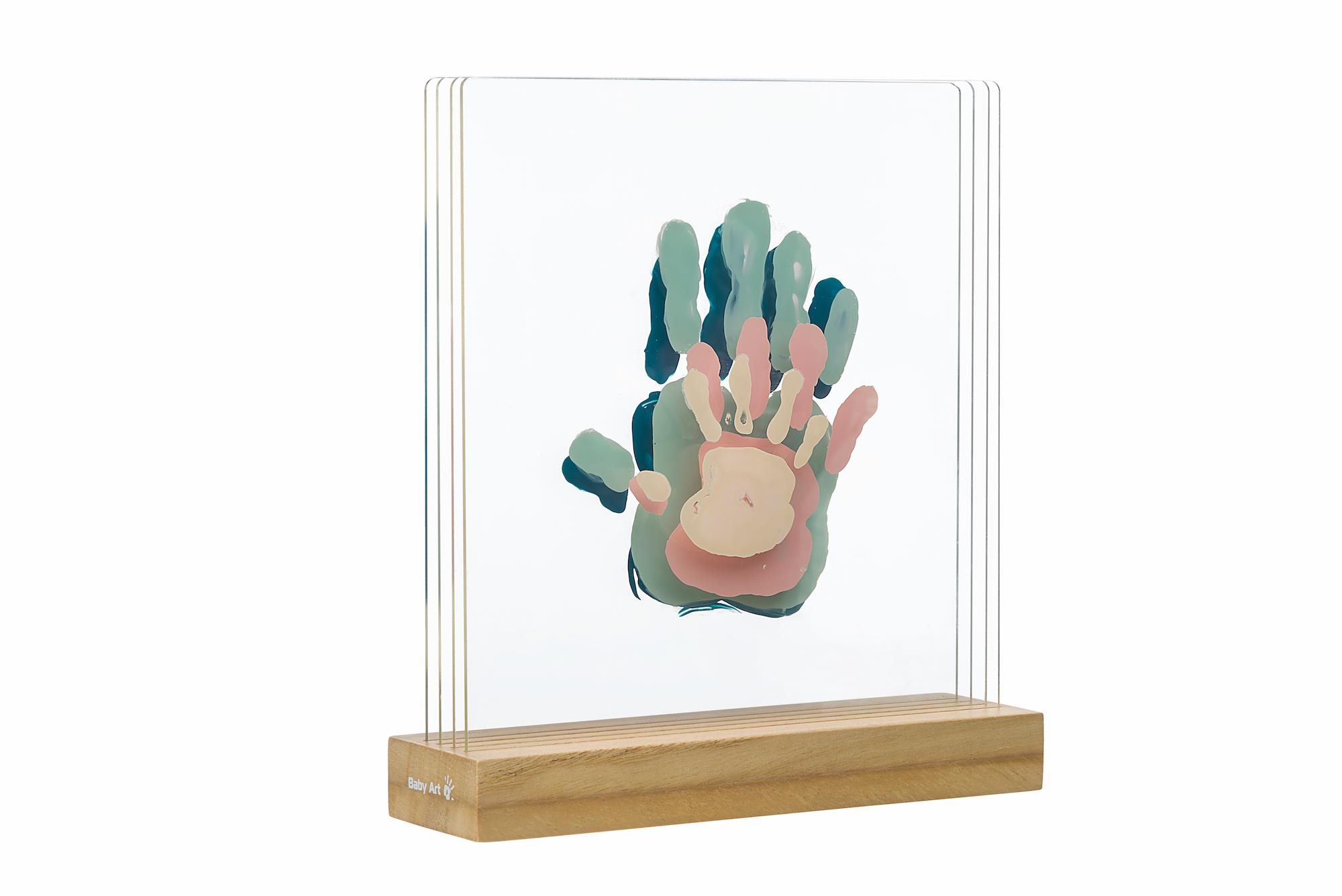 Baby Art lenyomatkészítő Family Prints Wooden Lenyomatkészítő