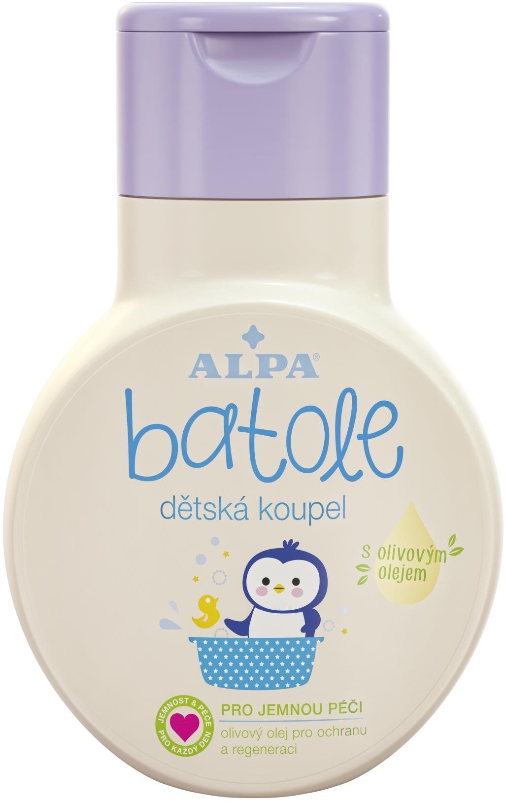 ALPA Batole detský kúpeľ s olivovým olejom 200 ml Detská pena do...