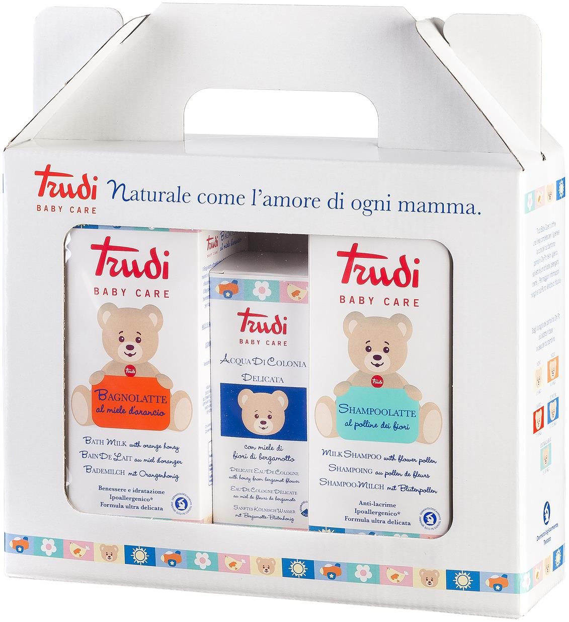 TrudiBaby Baby Care darčekový balíček toaletná voda, kúpeľové...
