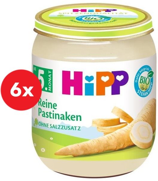 HiPP BIO Prvý paštrnák 6× 125 g Príkrm