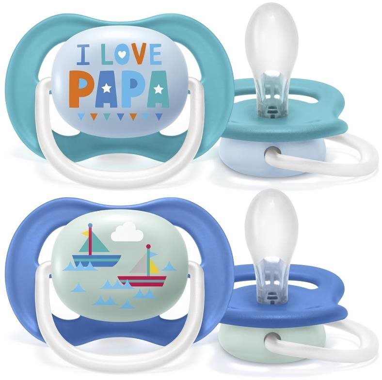 Philips AVENT Ultra air Text 6 – 18 mes. chlapec, 2 ks Cumlík