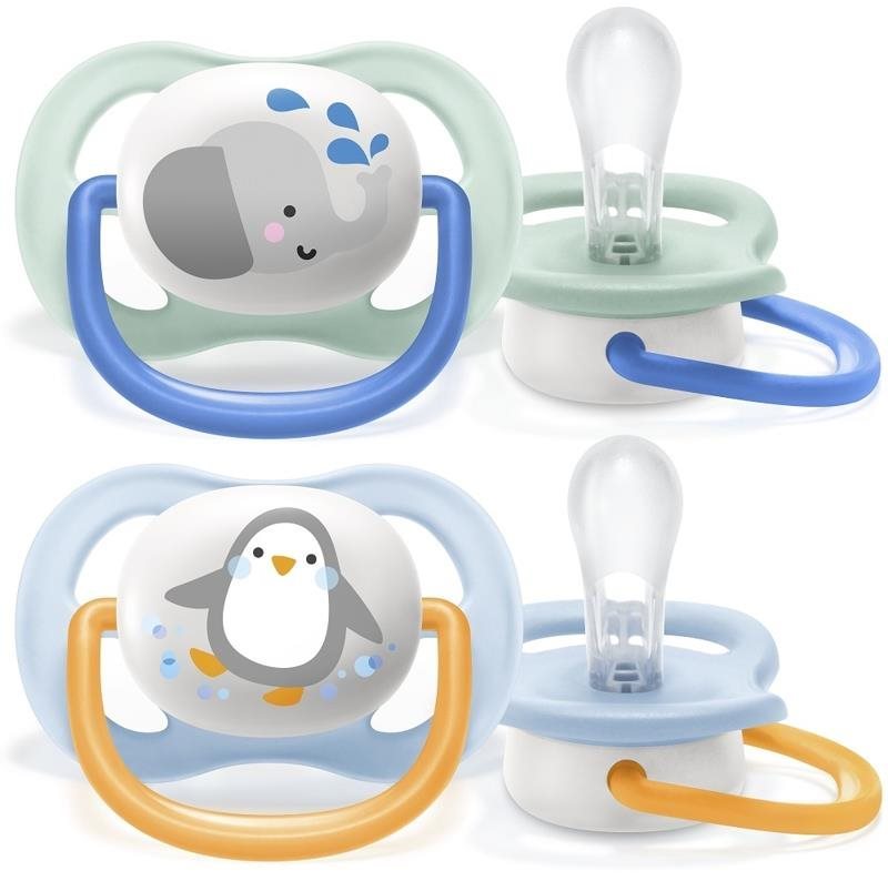 Philips AVENT Ultra air Zvieratká 0 –6 m chlapec, 2 ks Cumlík