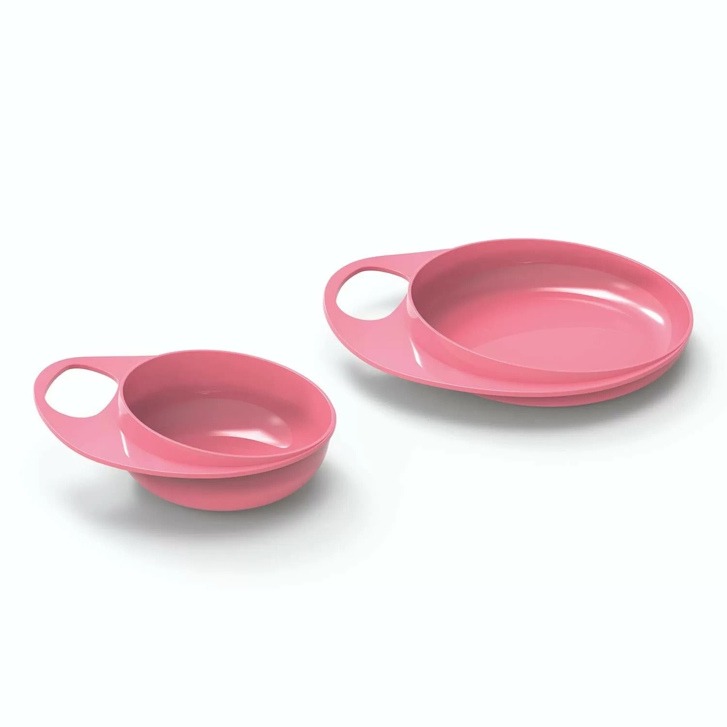 NUVITA tanier a miska, Pastel pink Detská miska