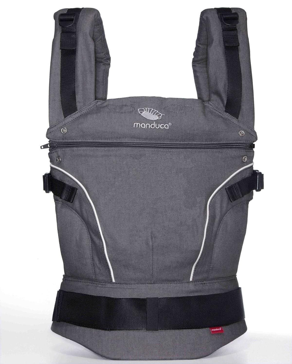 MANDUCA FIRST PureCotton Dark Grey Nosič pre dieťa