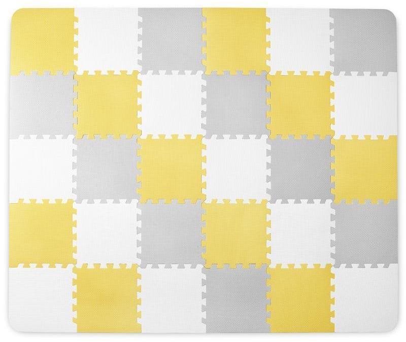Kinderkraft Podložka Luno 150 × 180 cm Yellow Penové puzzle