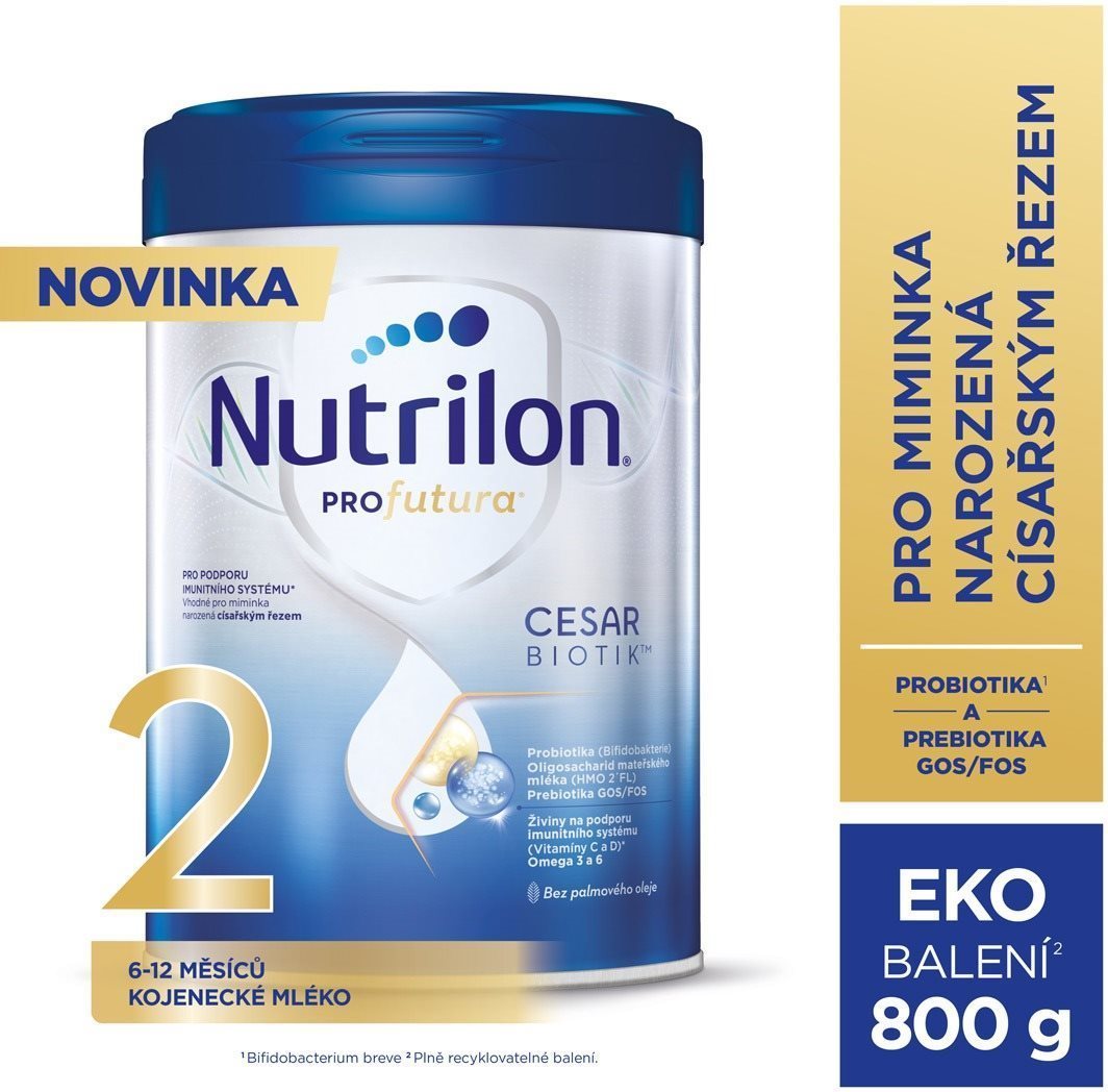 Nutrilon Profutura Cesarbiotik 2 kojenecké mléko 800 g Kojenecké...