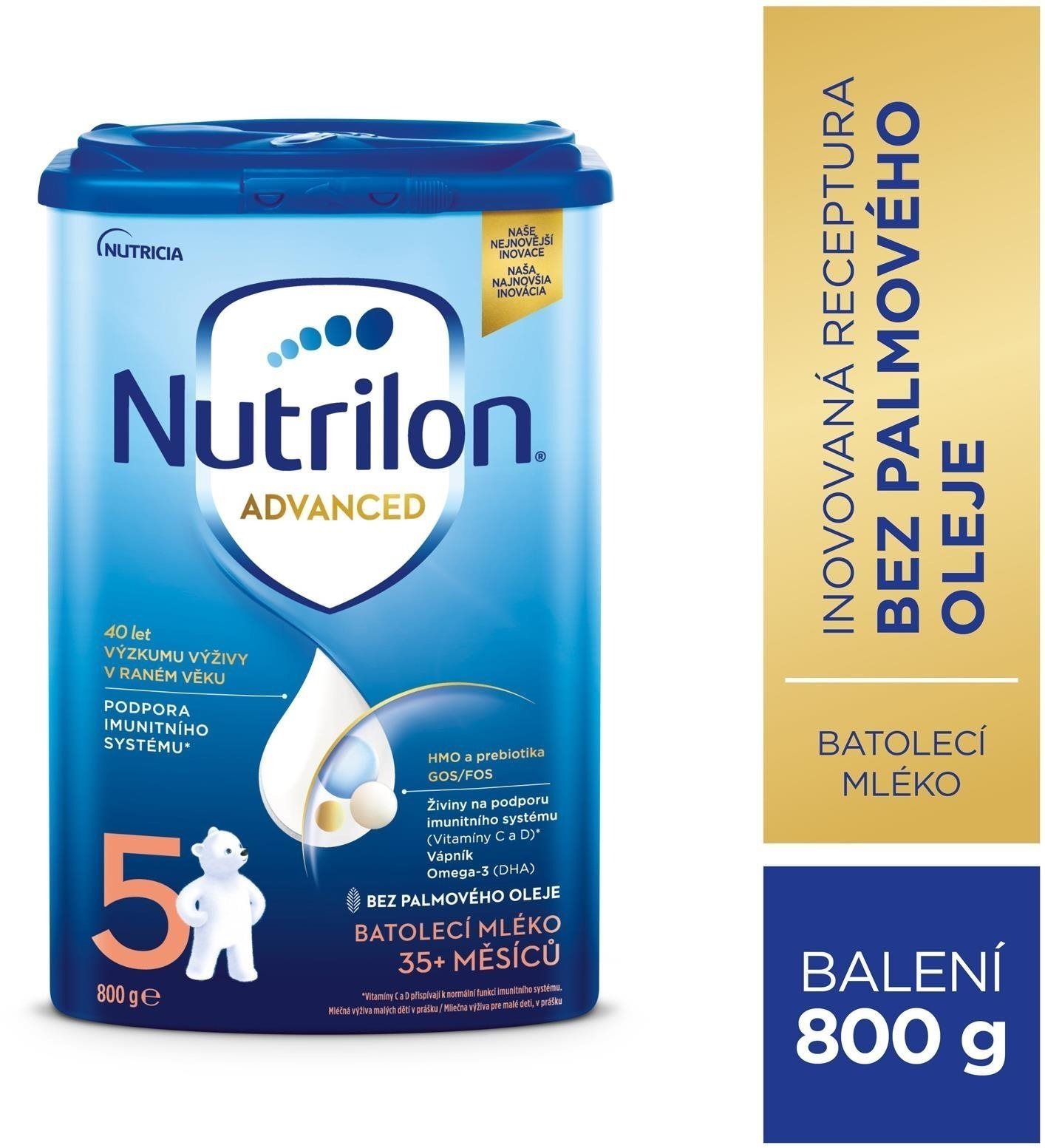 Nutrilon 5 Advanced batolecí mléko 800 g Kojenecké mléko