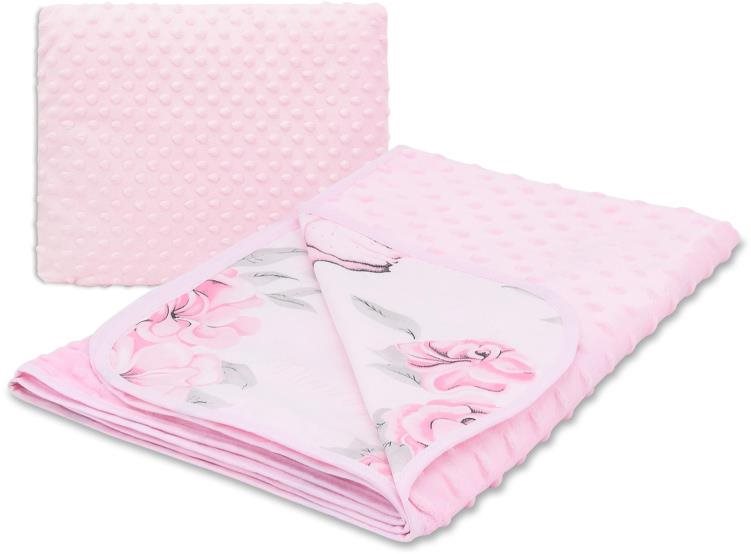 COSING Deka Minky letná 100 × 75 cm – Pivonky s plameniakmi ružová...