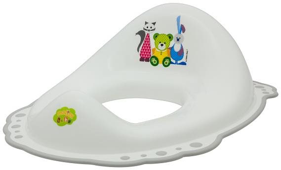 Maltex Sedadlo Little Bear & Friends – bielosivé Sedadlo na WC