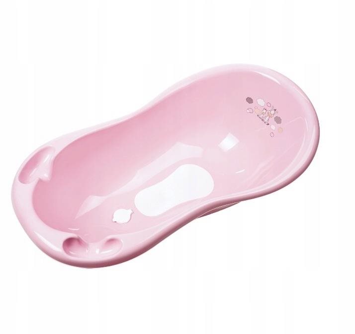 MALTEX detská vanička zebra ružová s ventilom, 100 cm Detská vanička