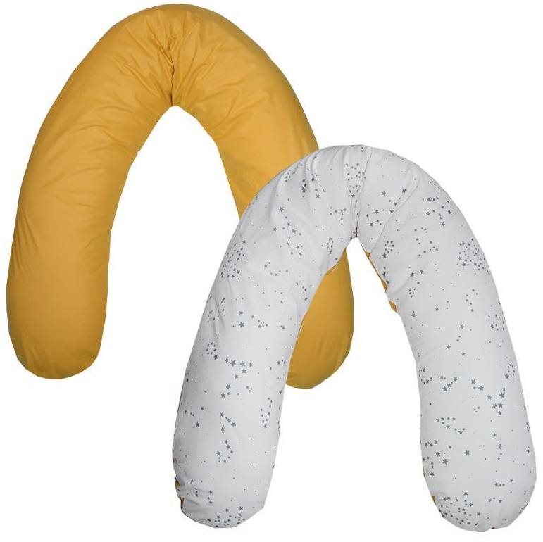 EKO ZOFIA KOT Szoptatós párna - Mustard Yellow 180 cm Szoptatós párna