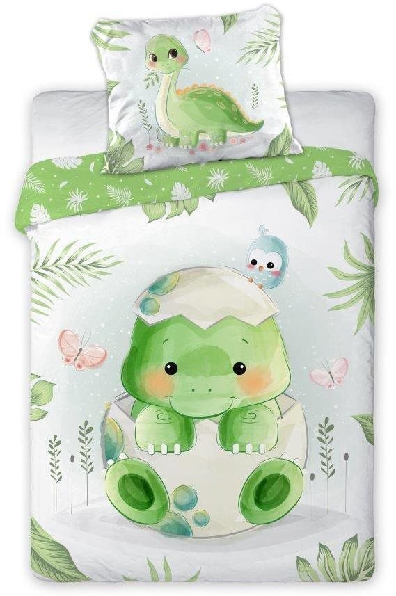 FARO detské balvnené obliečky Dino 100 × 135 cm Detská posteľná...