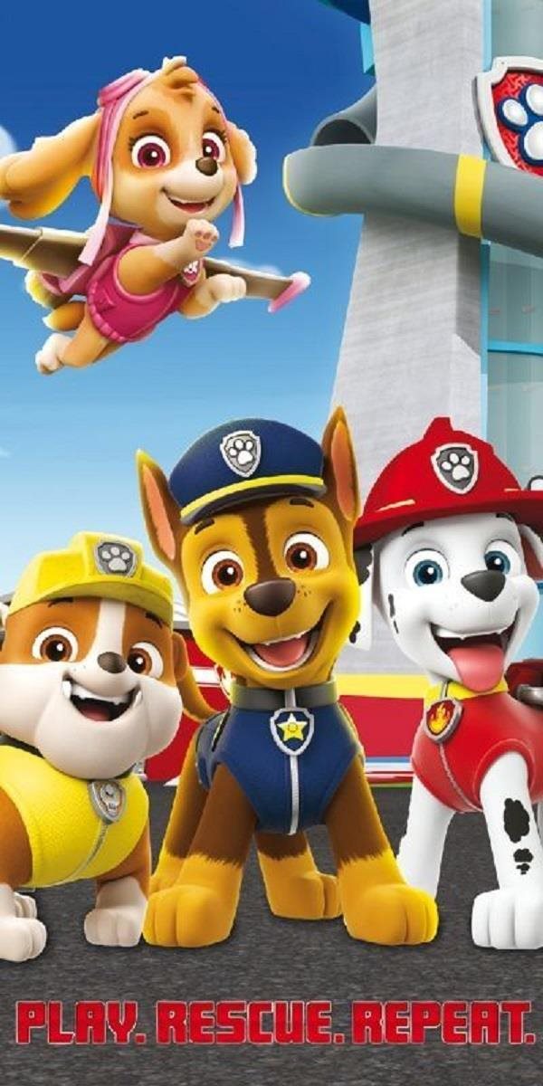 FARO detský uterák Paw Patrol 70 × 140 cm Detská osuška