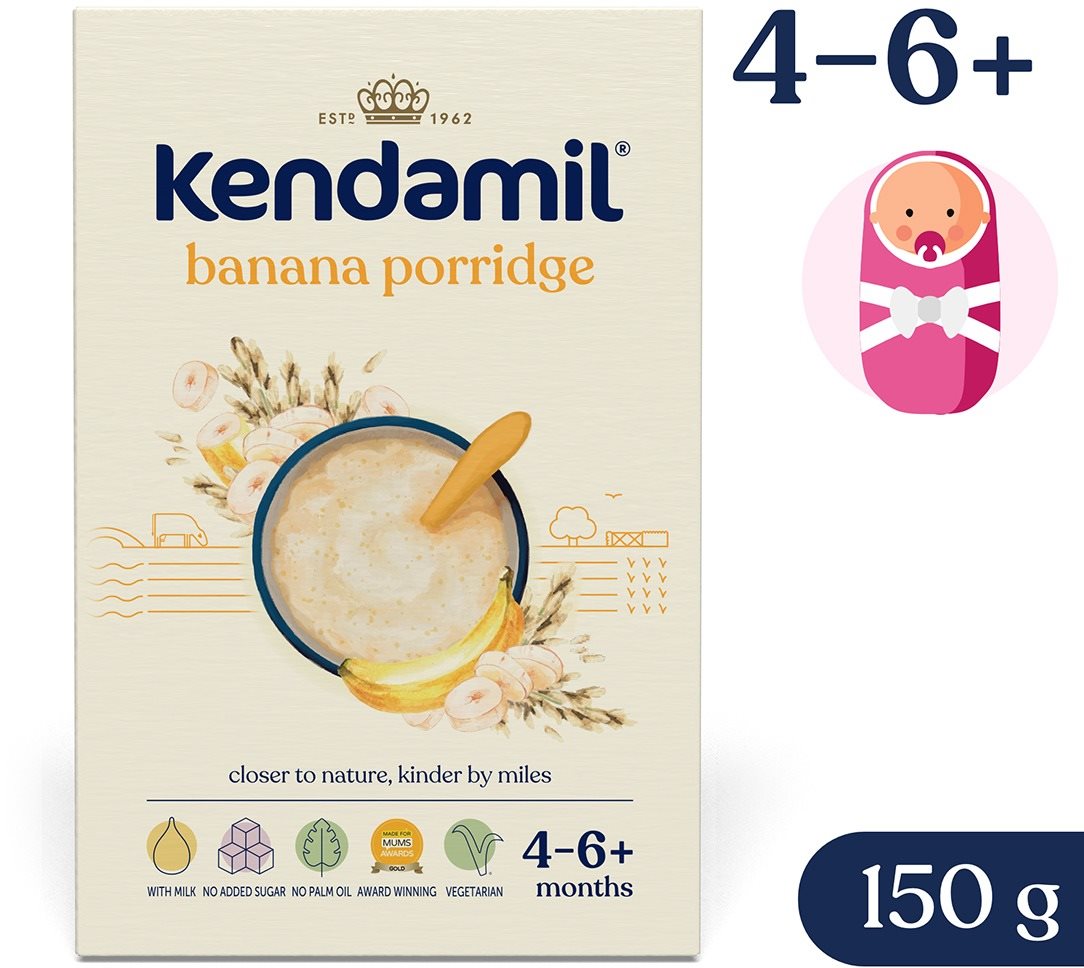 Kendamil mléčná kaše s banánem (150 g) Mléčná kaše