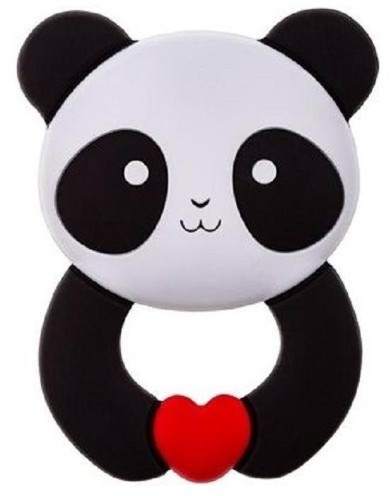 AKUKU silikónové hryzátko panda Hryzátko