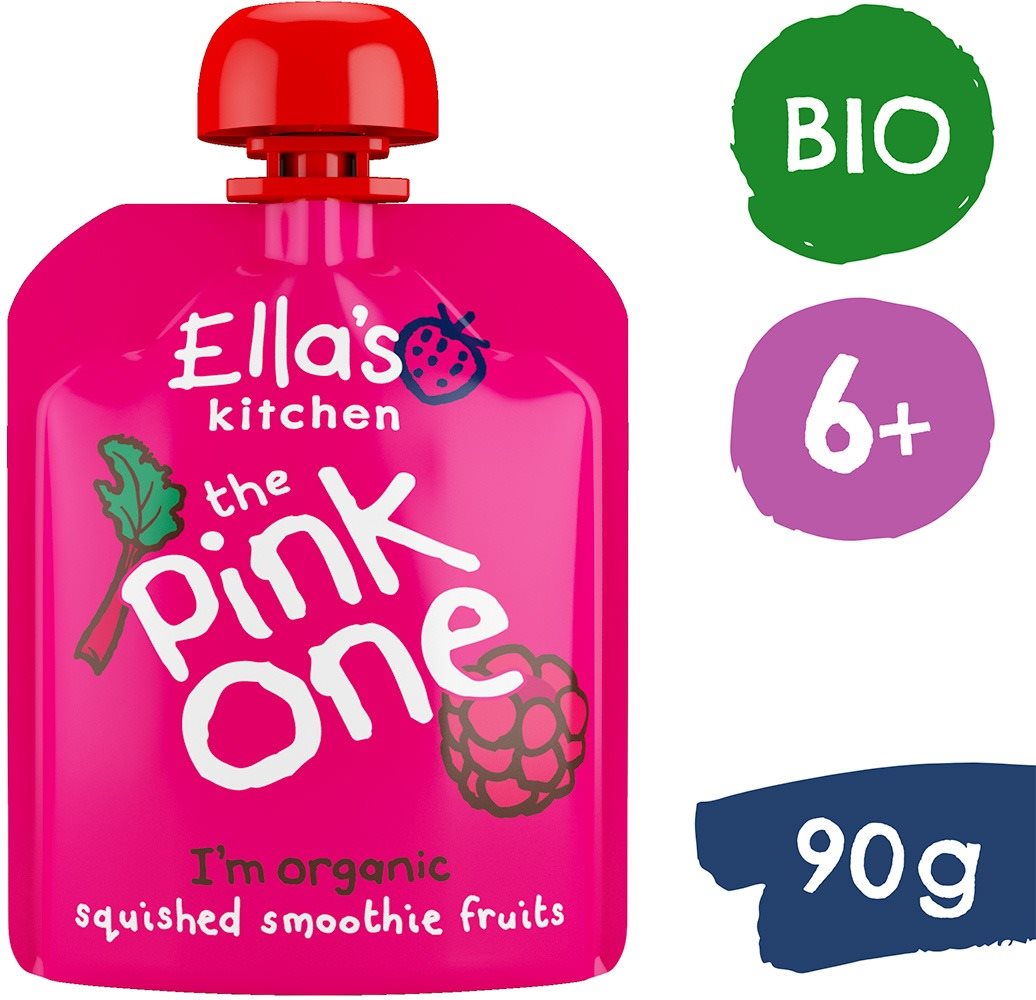 Ella's Kitchen BIO Pink One ovocné smoothie s rebarborou (90 g)...