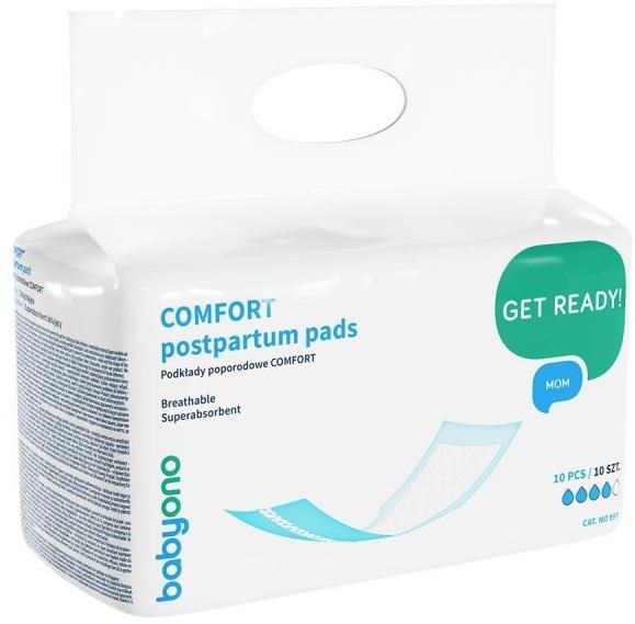 BabyOno jednorazové popôrodné vložky Comfort 10 ks Popôrodné vložky