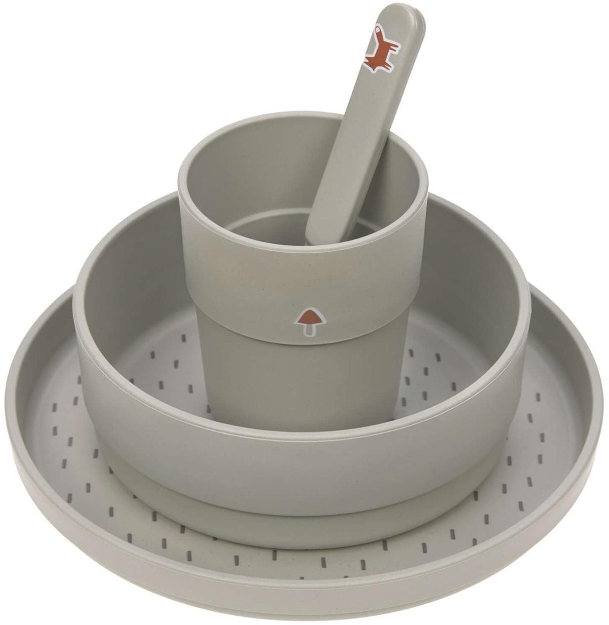 Lässig Dish Set PP/Cellulose Little Forest Fox Detská jedálenská...