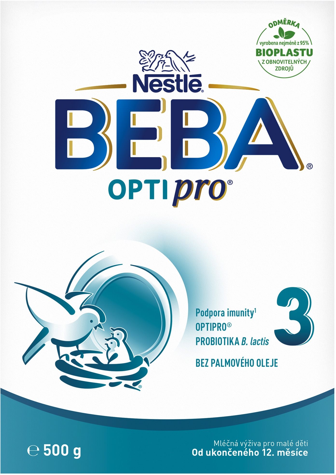 BEBA OPTIPRO® 3 dojčenské mlieko, 500 g Dojčenské mlieko