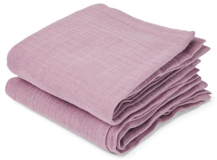 NUUROO Bao Muszlin pelenka Solid Woodrose, 2 db Mosható pelenka