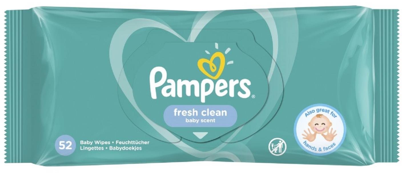 PAMPERS Fresh Clean 52 db Popsitörlő